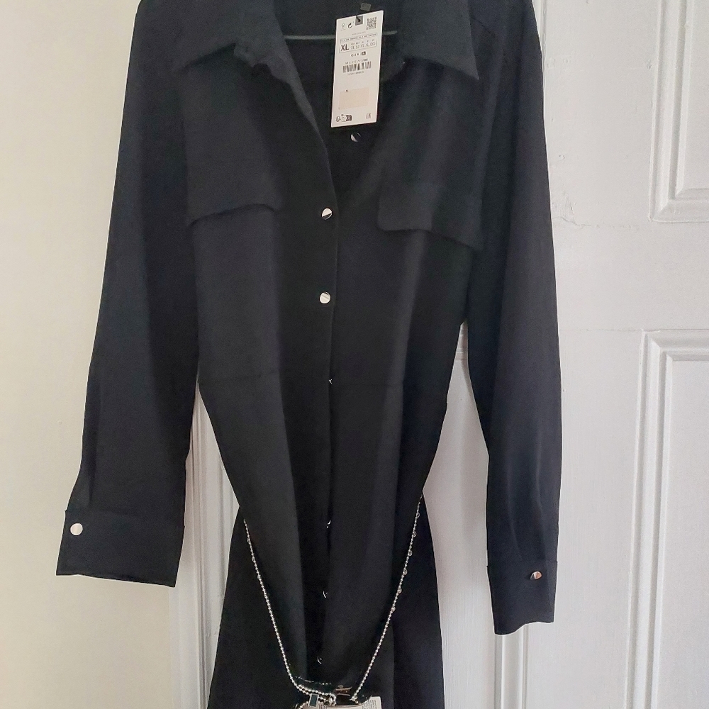 Zara black dress